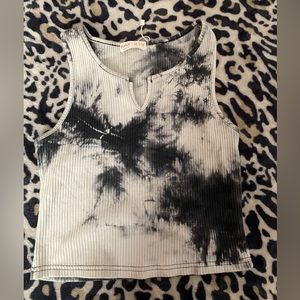 Romwe Tie dye Top
